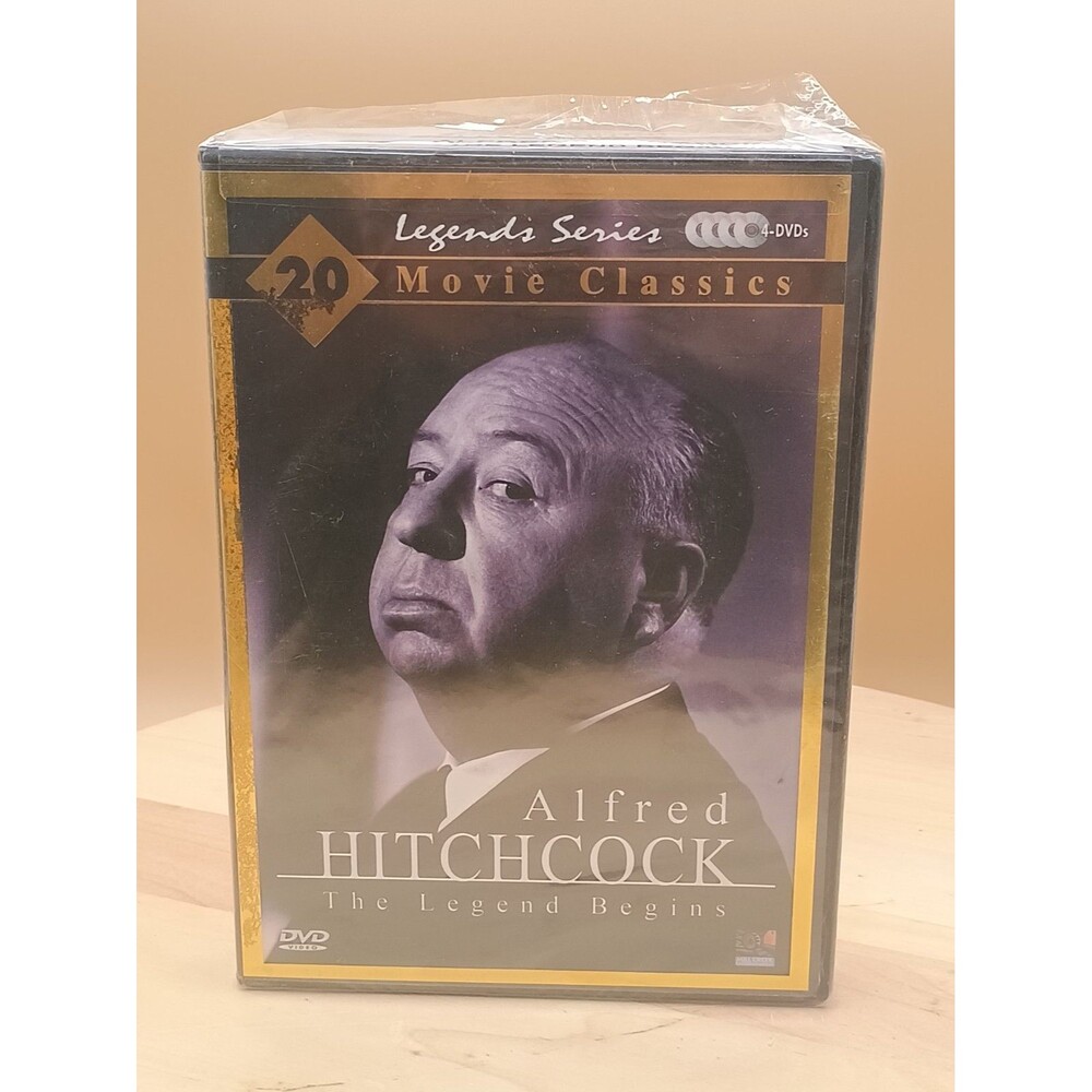 Alfred Hitchcock - The Legend Begins (DVD, 2007) 4-Disc Set Seal broken on top